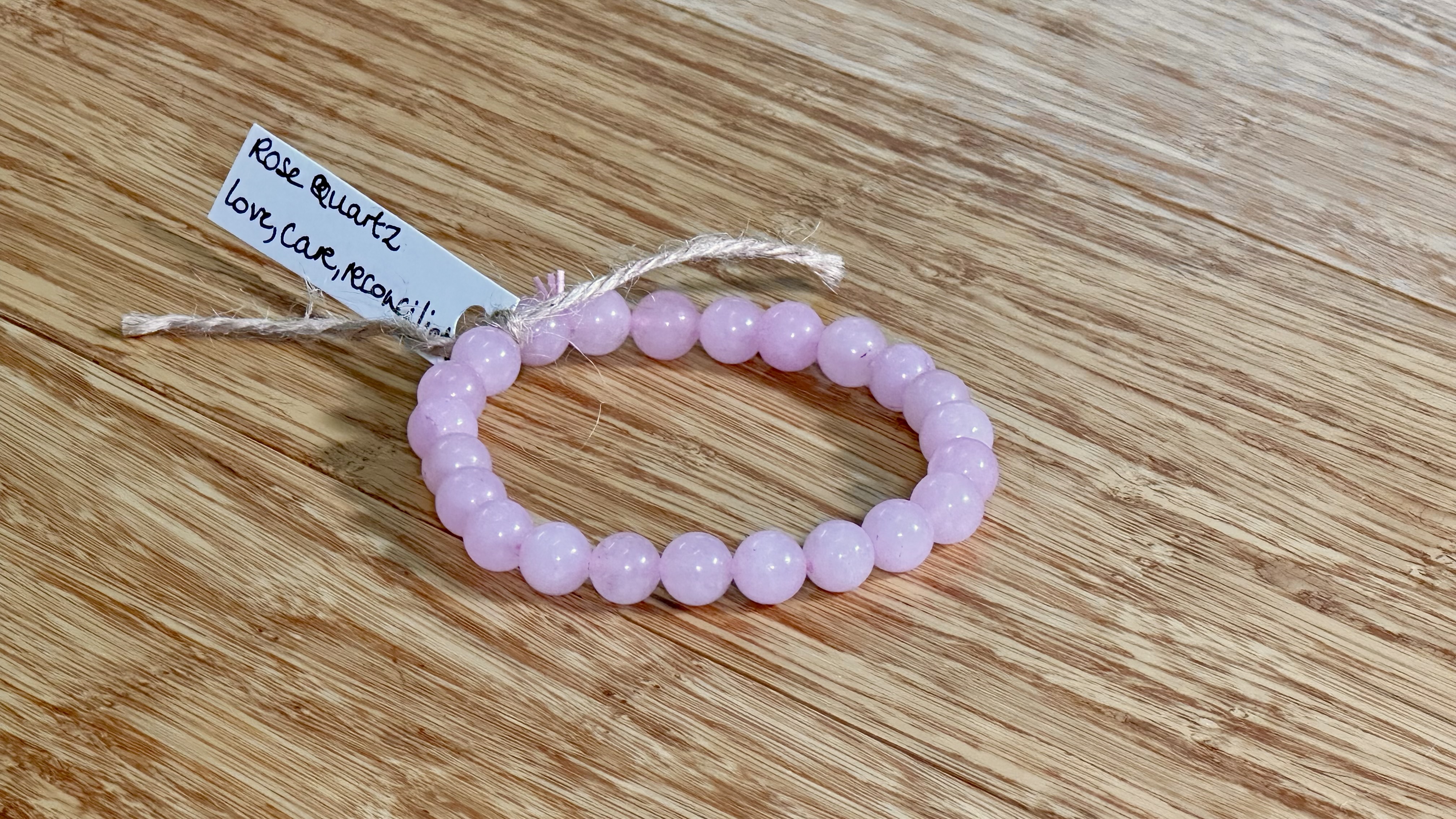 Rose Quartz Bracelet 8mm