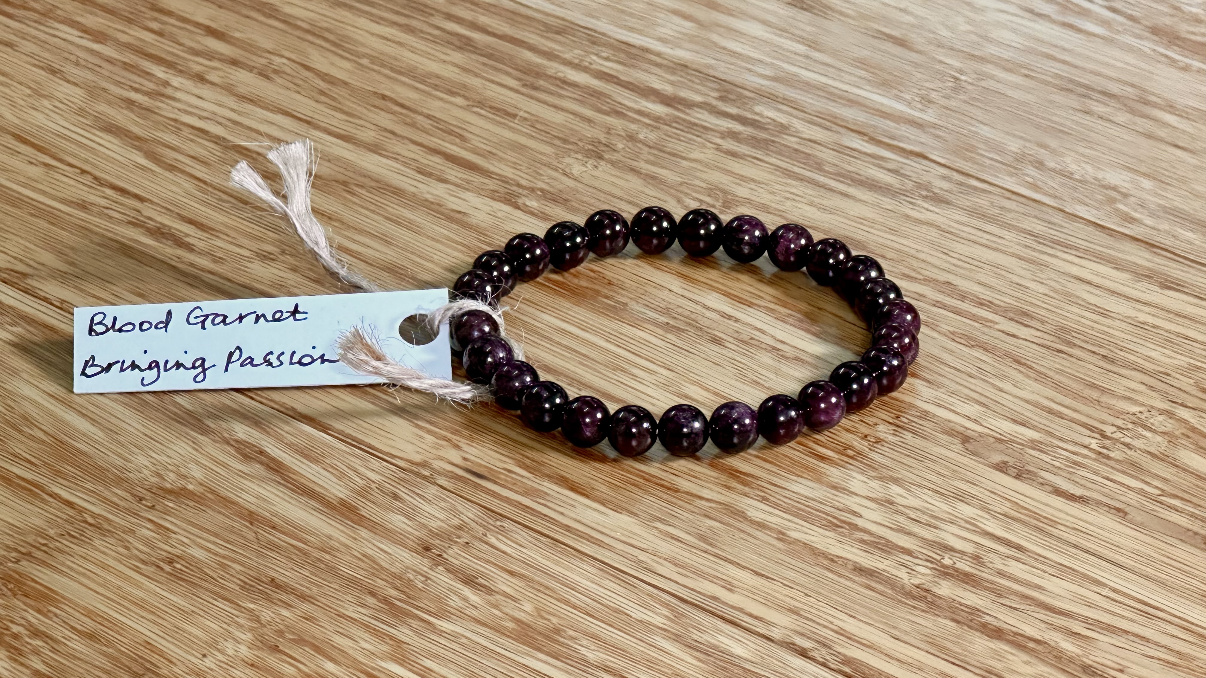Blood Garnet Bracelet 8mm