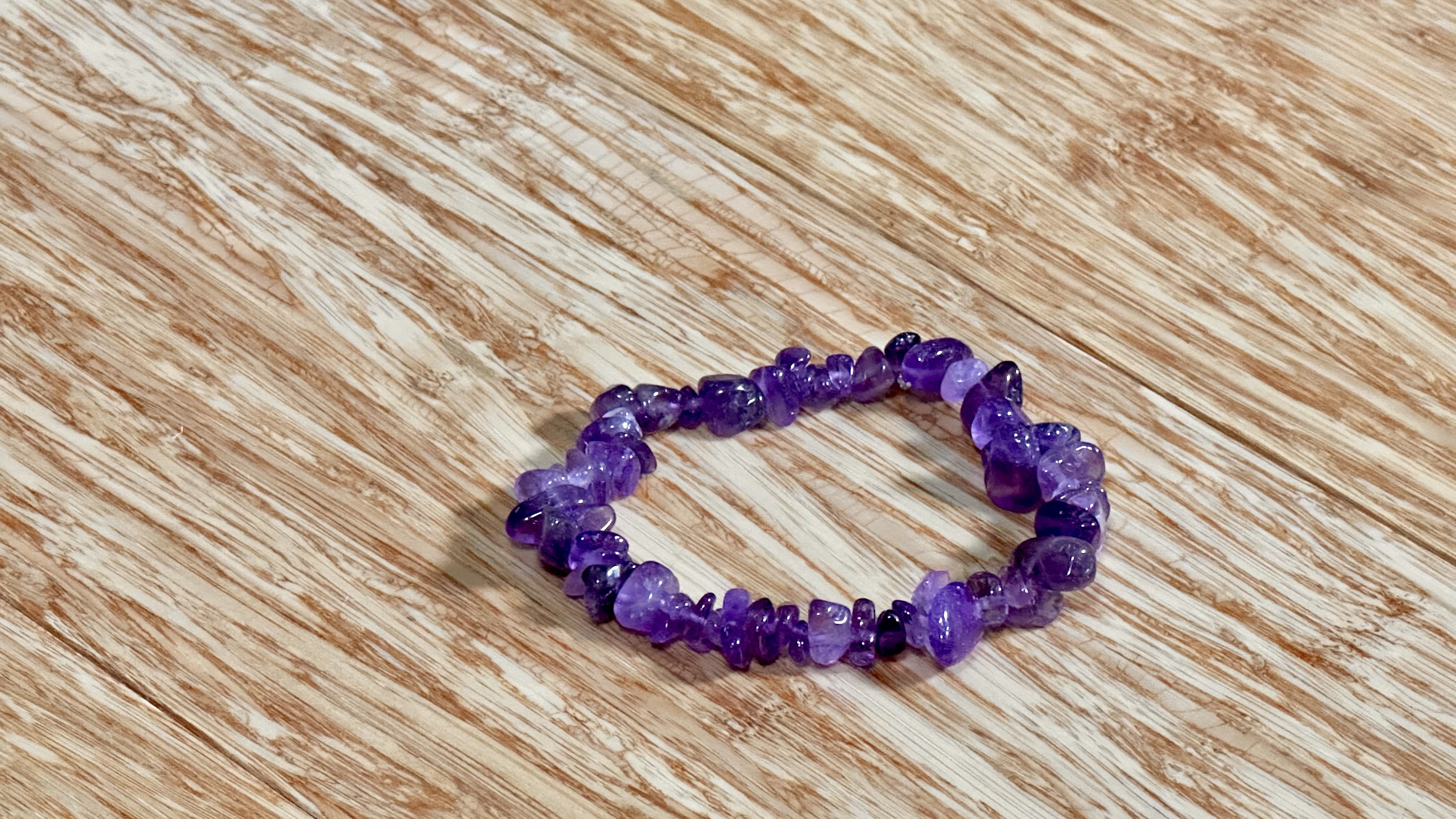 Amethyst Chip Bracelet 