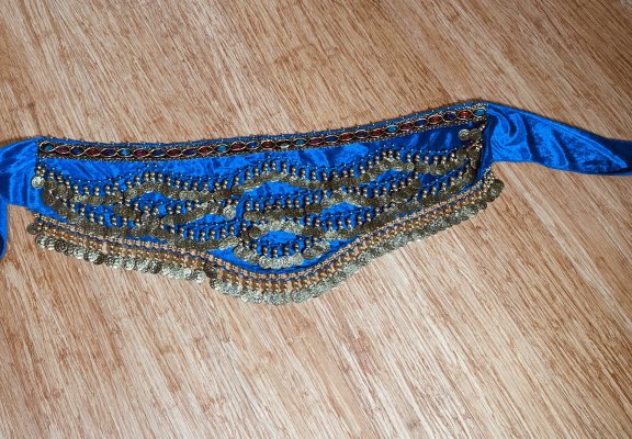 Blue Velvet Hipscarf