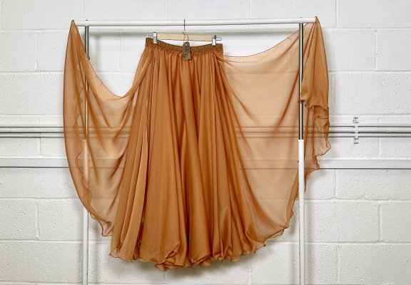 Golden Peach Goddess Skirt