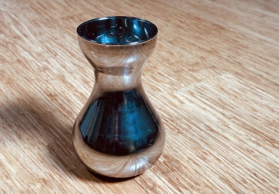 Mirrored Glass Vase