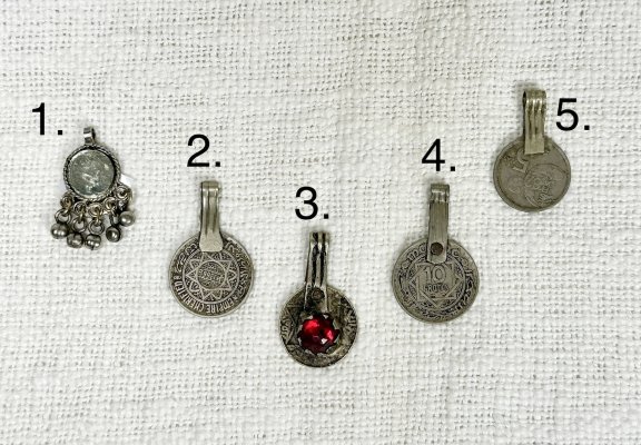 Moroccan Coin Pendants