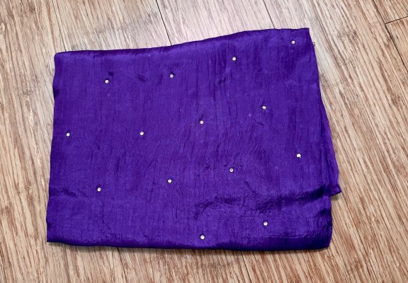 Purple Silk Veil