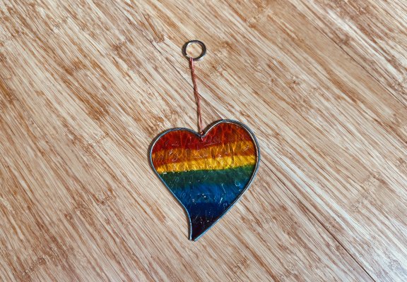 Rainbow Heart Lightcatcher