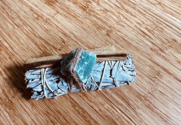 Aventurine, PSanto, Sage Smudge